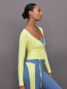 Long Sleeve Tie Top in Melt | Charlock