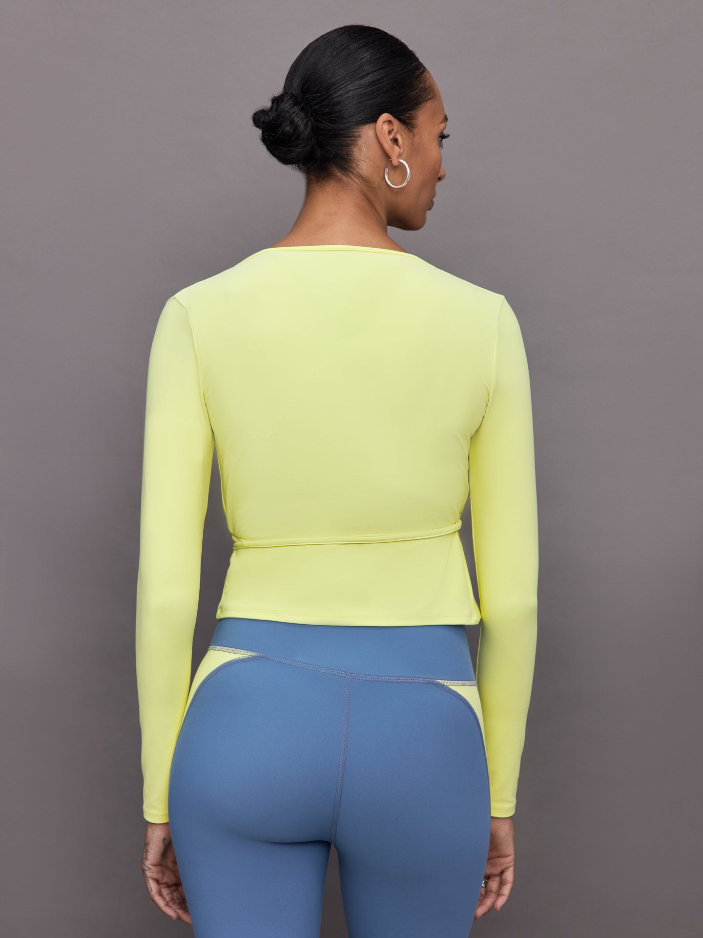 Long Sleeve Tie Top in Melt | Charlock
