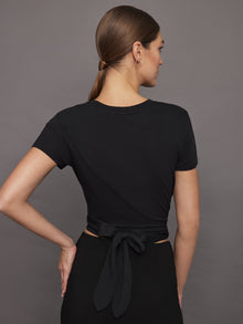 Cap Sleeve Top | Black