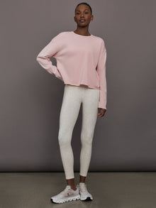 Crew Neck Sweatshirt in French Terry | Lotus