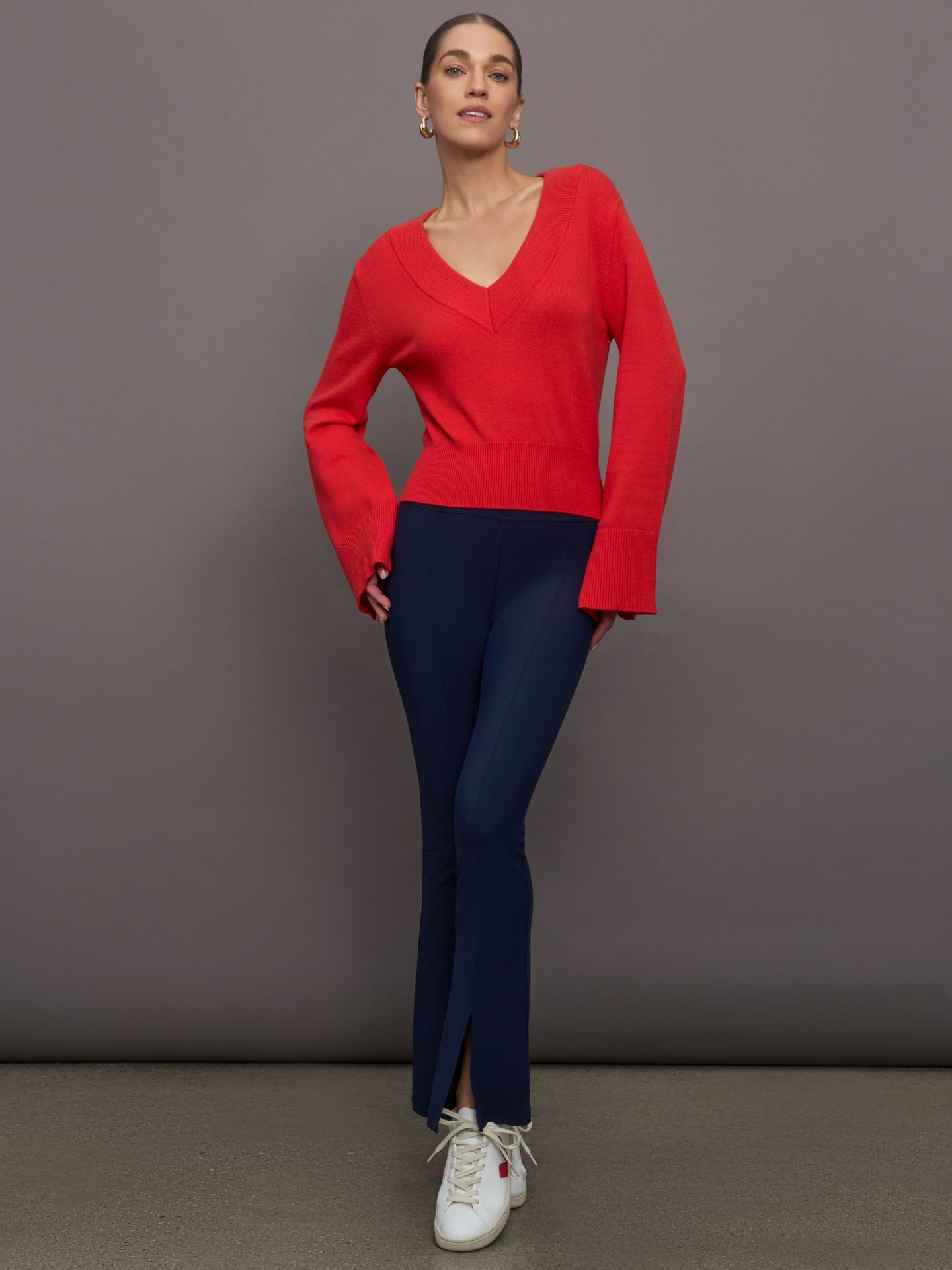 Bell Sleeve Off Shoulder Sweater | Bittersweet