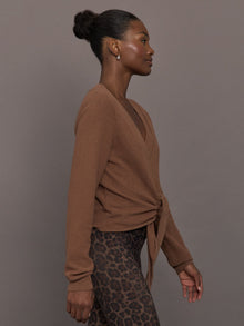 Knot Front Sweater | Cocoa