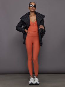 High Rise Legging in Melt | Burnt Sienna