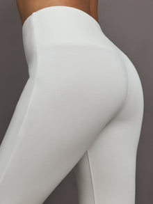 Kick Flare Pant in Scuba | White