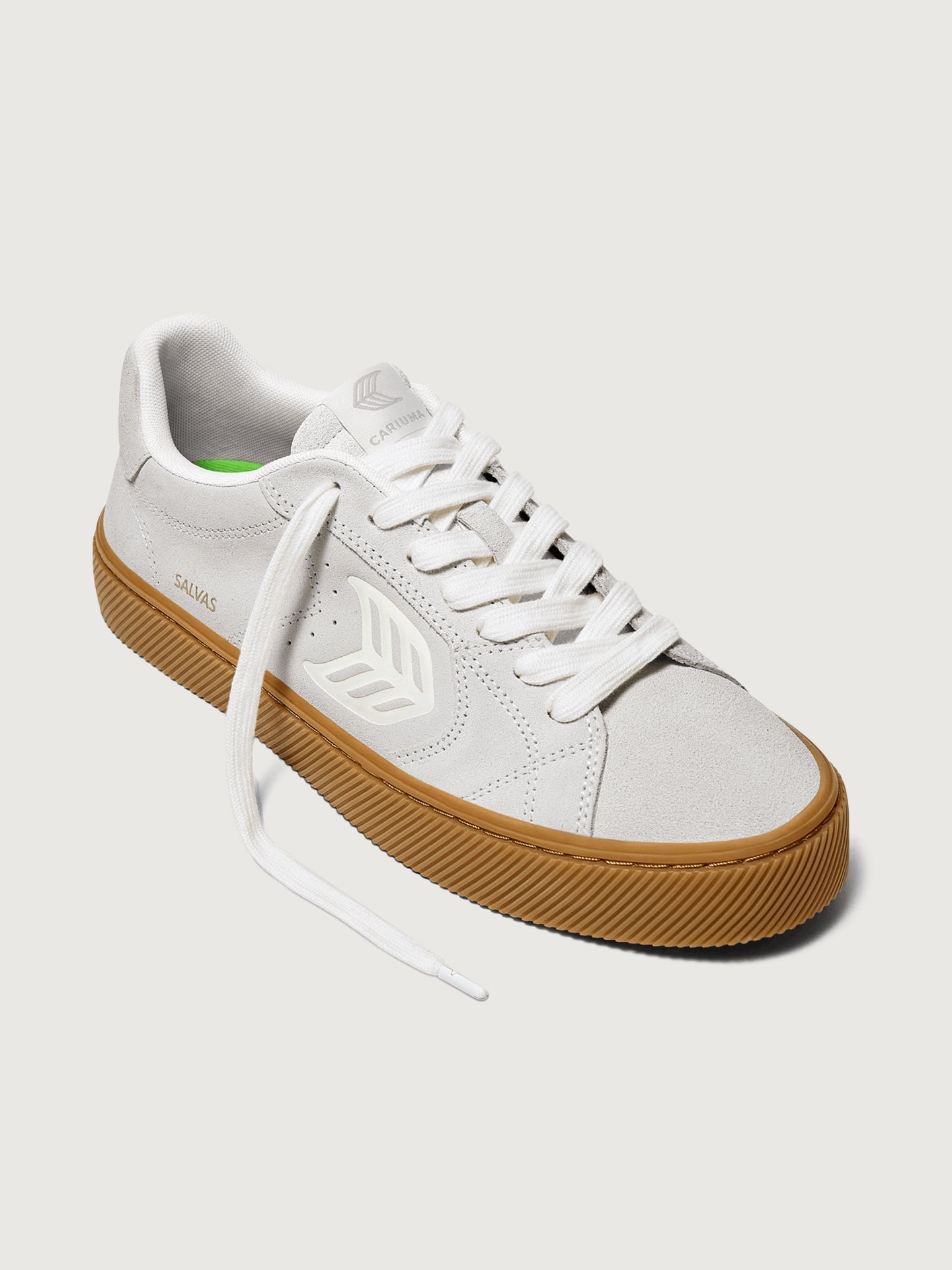 Salvas Suede Sneaker | Smoke White Gum/Off-White