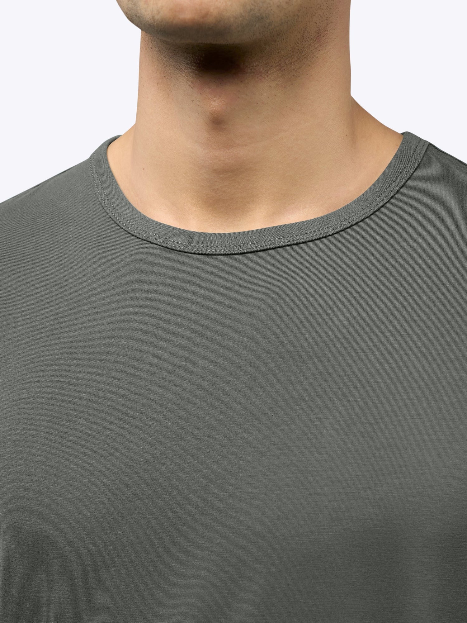 Mens | AO Forever Long Sleeve Tee | Classic-Fit PYCA Pro | Castor Grey