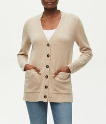 Harmony Slimline Cardigan Sweater | Mink