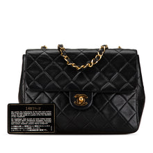 Chanel | Pre-Owned Mini Square Classic Lambskin Single Flap | Black