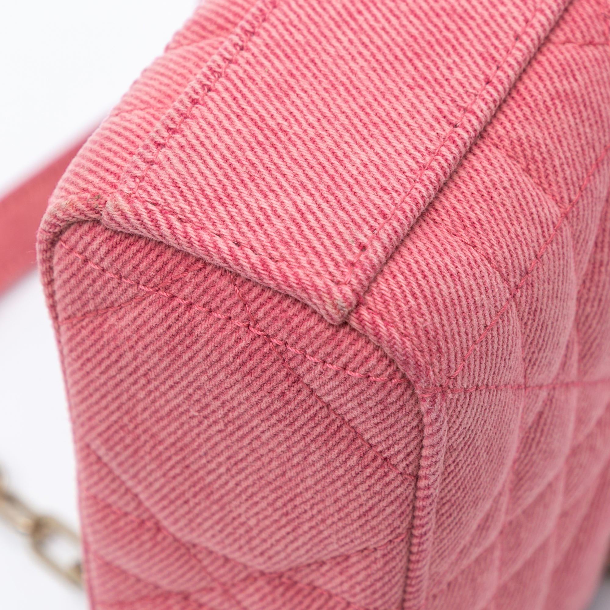 Dior | Pre-Owned Medium Denim Macrocannage Lady D Joy | Pink