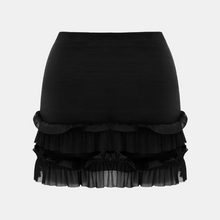 OW Collection CLAIRE Mini Skirt Skirt 121 - Black
