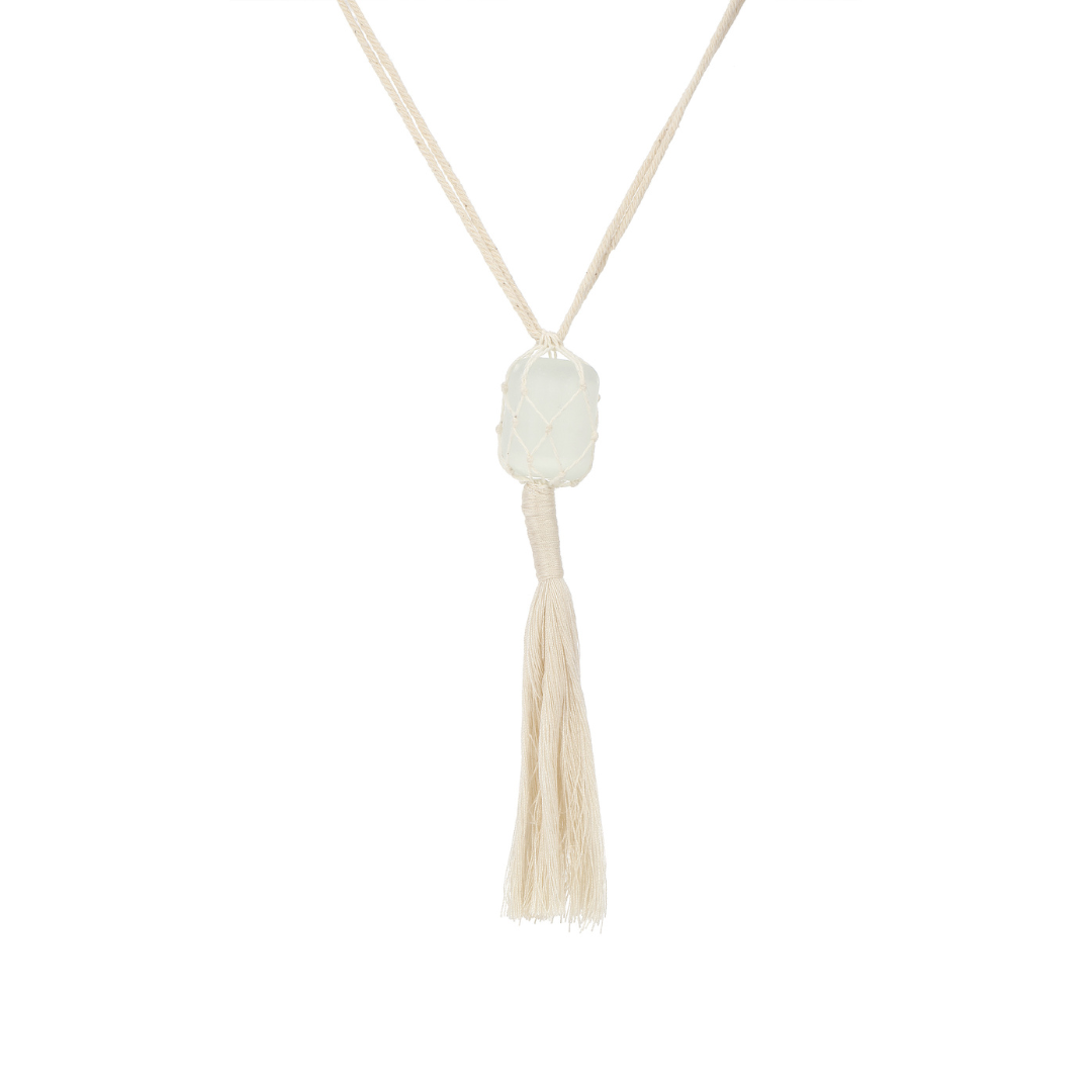 Claudette Necklace | Cream | White