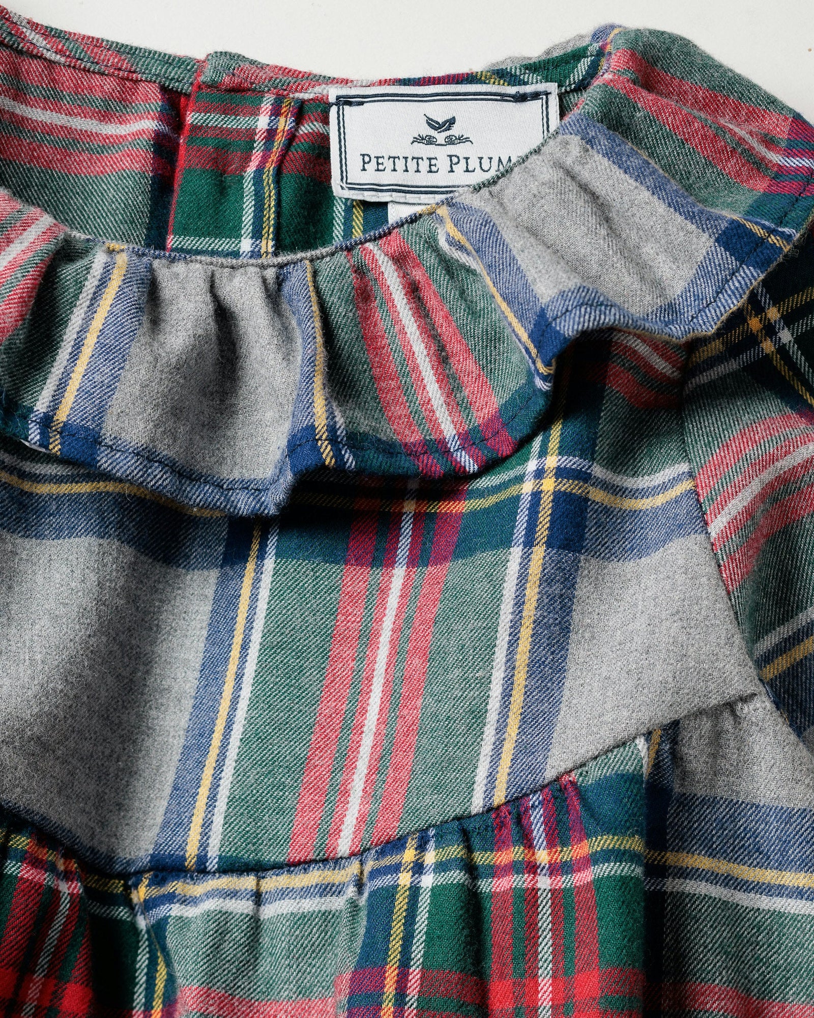 Girl's Brushed Cotton Scarlett Nightgown in Westminster Tartan in Westminster Tartan#Color_Westminster Tartan