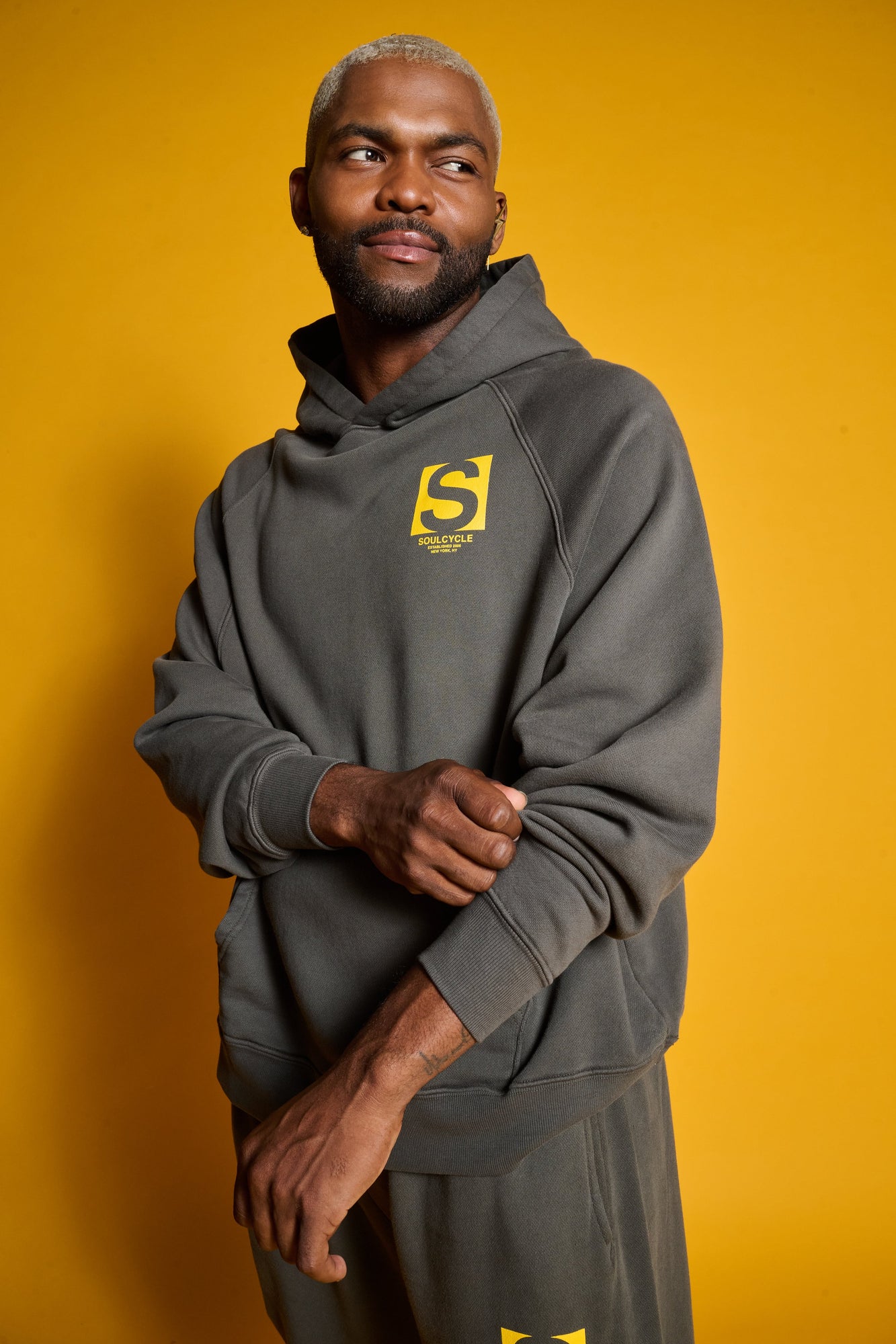 Women | Soul by SoulCycle | Raglan Hoodie | Dark Grey