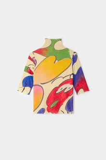 Whatever Print Shortsleeve Top | Women | Multicolor