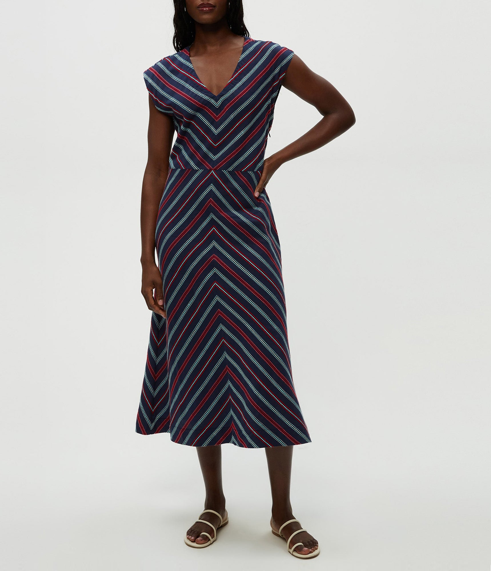 Tess Embroidered Midi Dress | Nocturnal