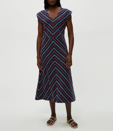 Tess Embroidered Midi Dress | Nocturnal