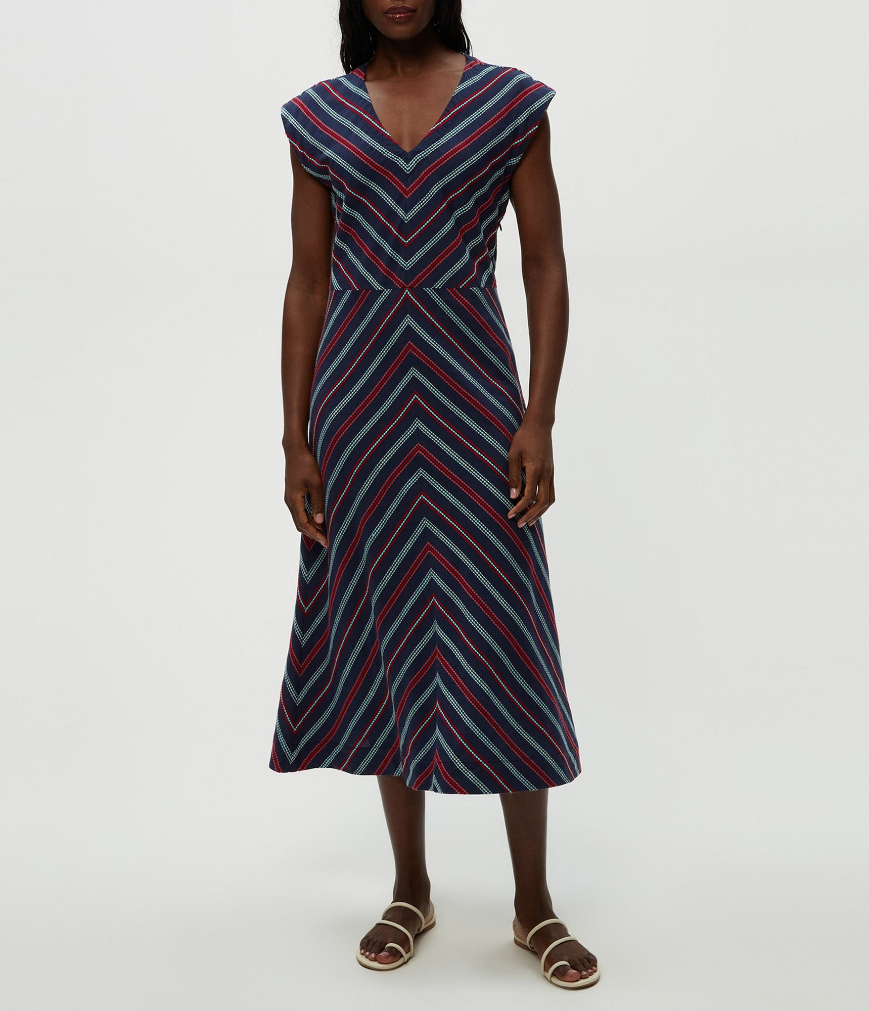 Tess Embroidered Midi Dress | Nocturnal