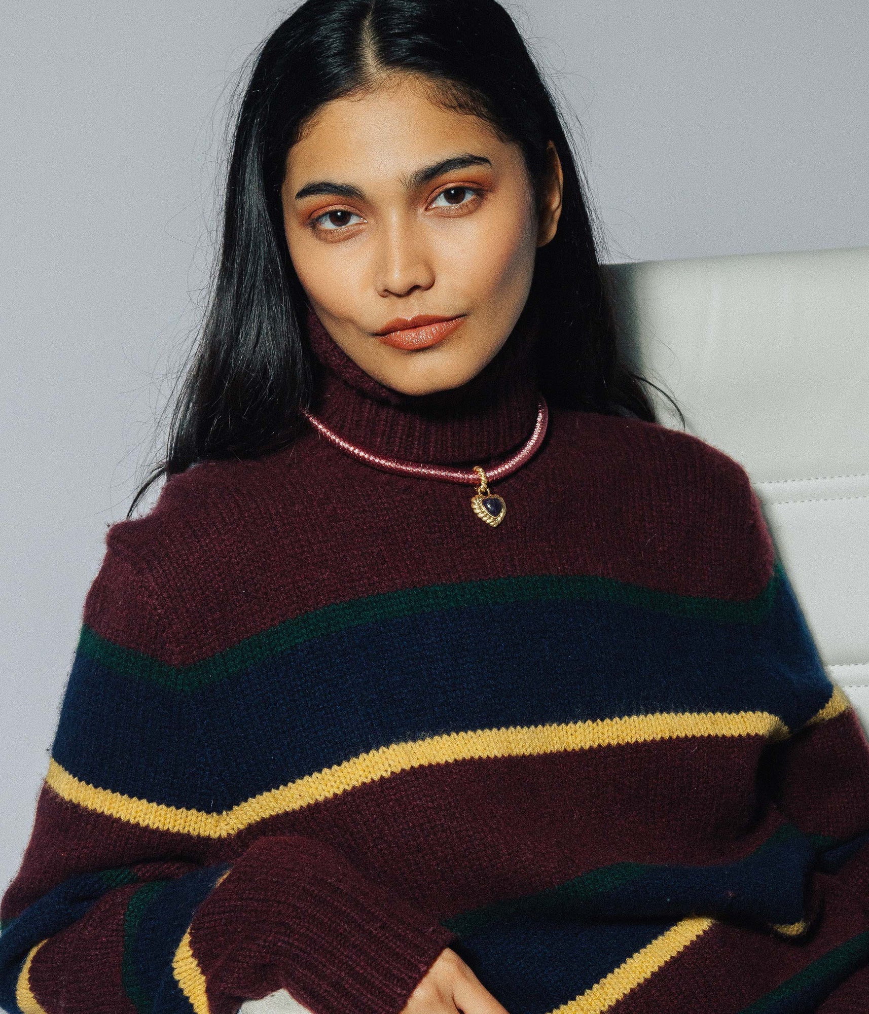 Camille Amethyst Heart Necklace | Amethyst