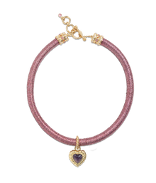 Camille Amethyst Heart Necklace | Amethyst