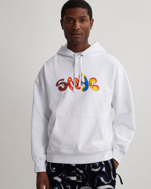 White | Warren SNYC Airbrush Hoodie