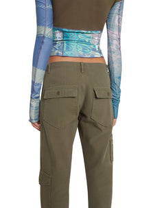 Womens | Tactical Cargo Pants | Army Green