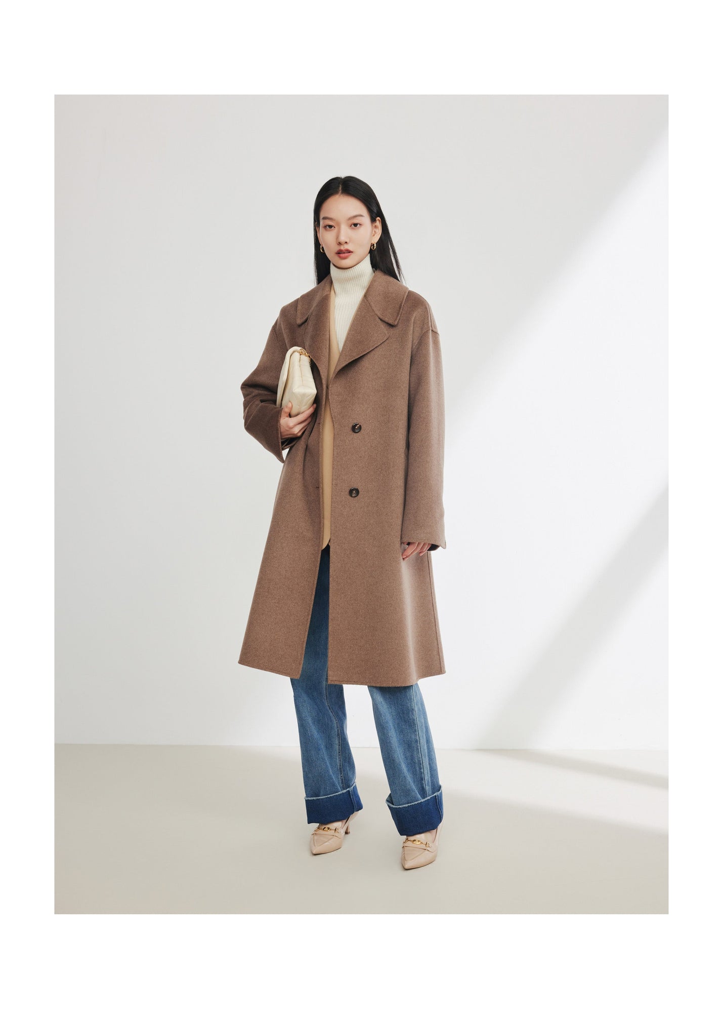 Cashmere Coat Coat | Brown