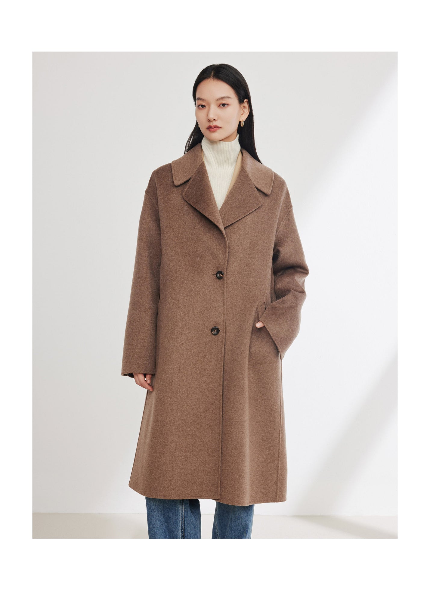 Cashmere Coat Coat | Brown