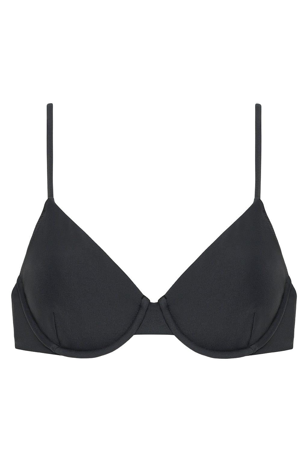 Dainty Bikini Top | Charcoal