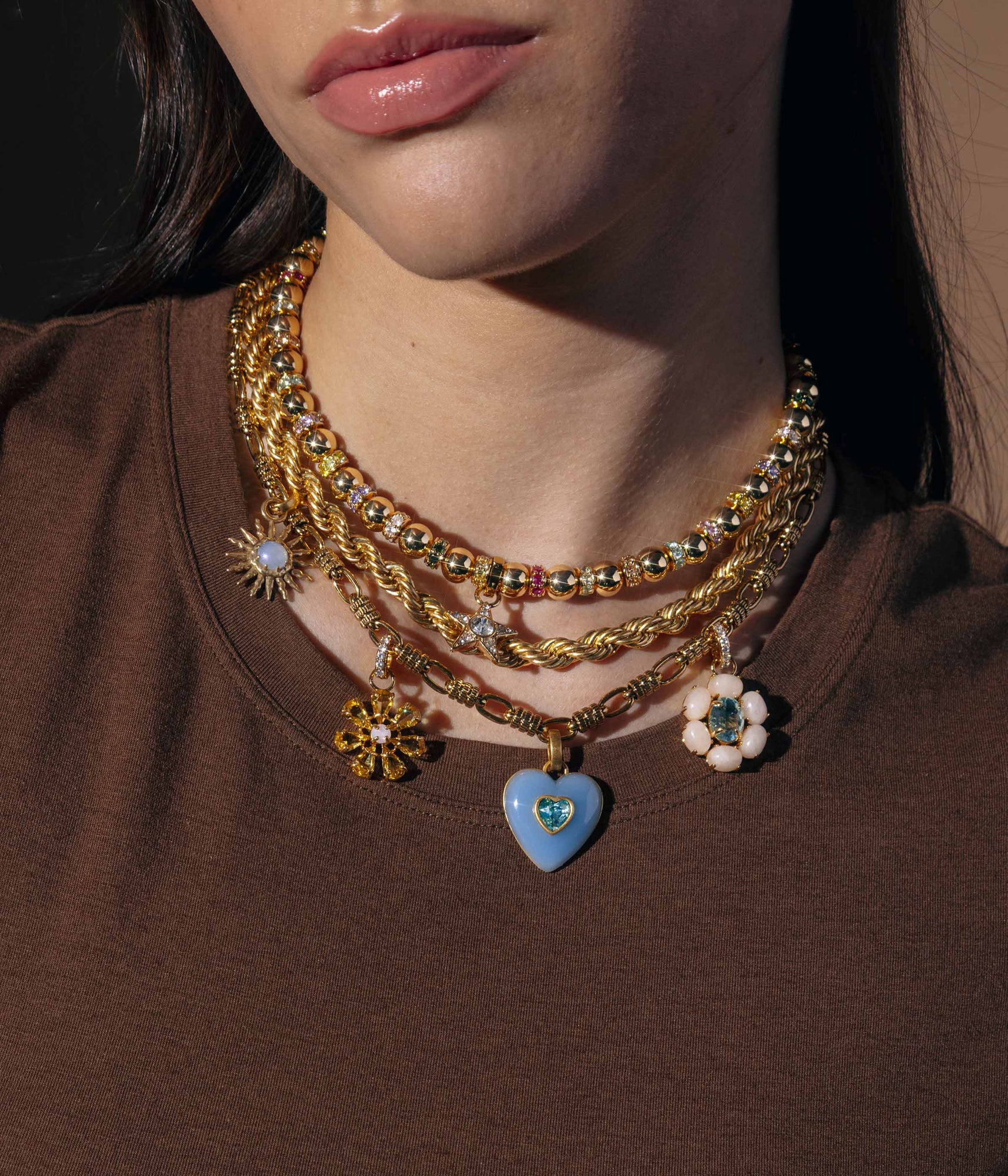 Fira Sun Pendant | Gold