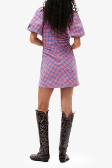 Check Suiting Mini Dress | Wild Orchid
