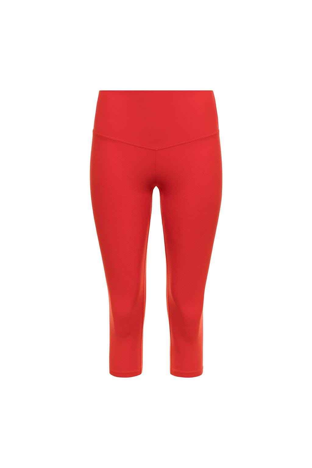 Zoe Capri Legging | Cherry