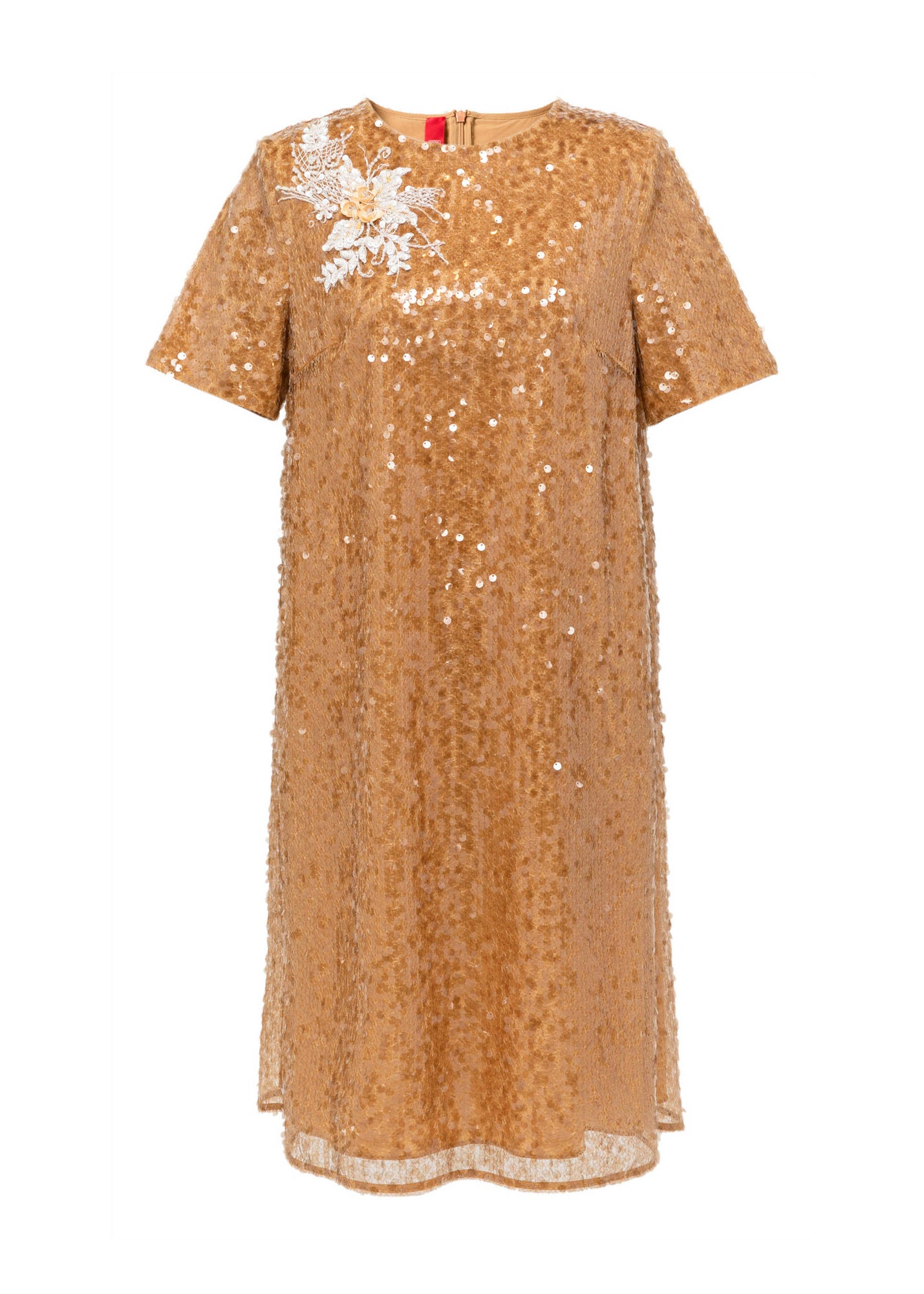 Chinese-style Loose Fit Dress | Golden