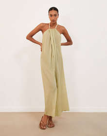 Cloe Long Cover Up | Olivine