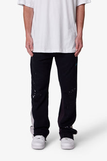 Contrast Bootcut Sweatpants | Black