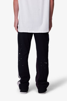 Contrast Bootcut Sweatpants | Black