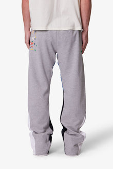 Contrast Bootcut Sweatpants | Grey
