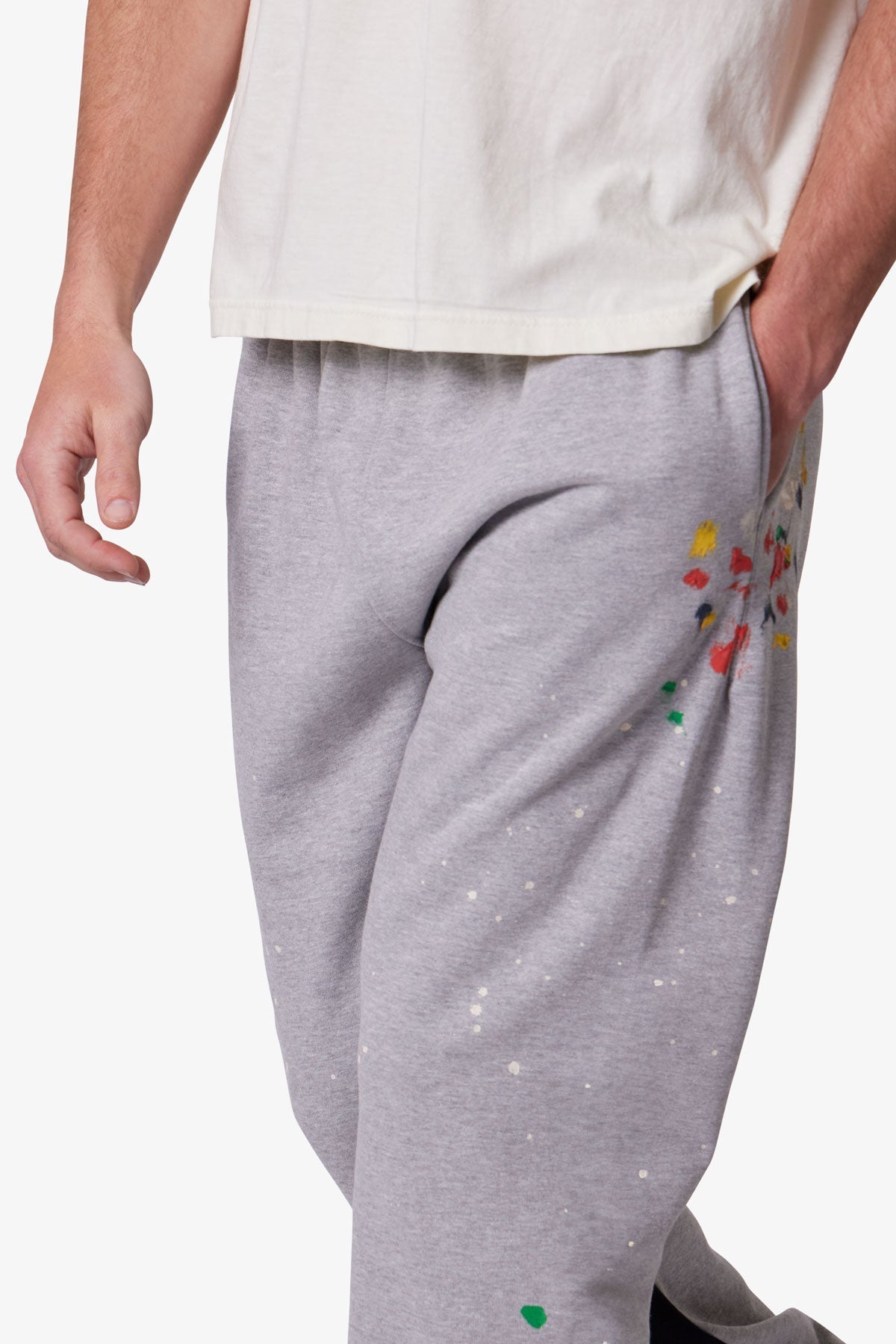 Contrast Bootcut Sweatpants | Grey