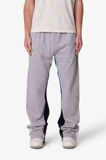 Contrast Bootcut Sweatpants | Grey