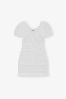 Cotton Poplin Mini Dress | Bright White