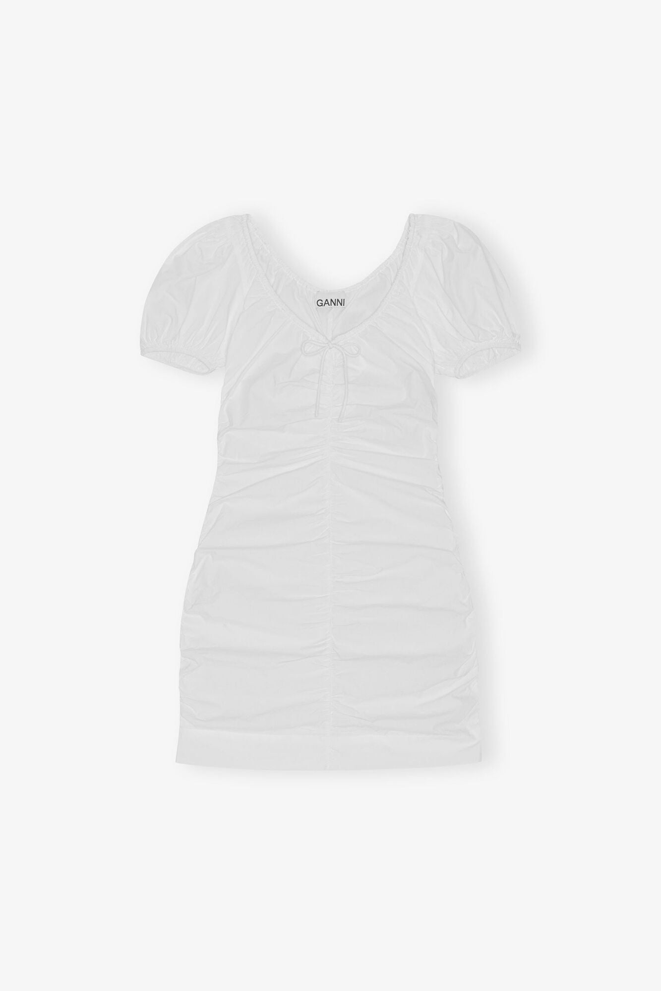 Cotton Poplin Mini Dress | Bright White