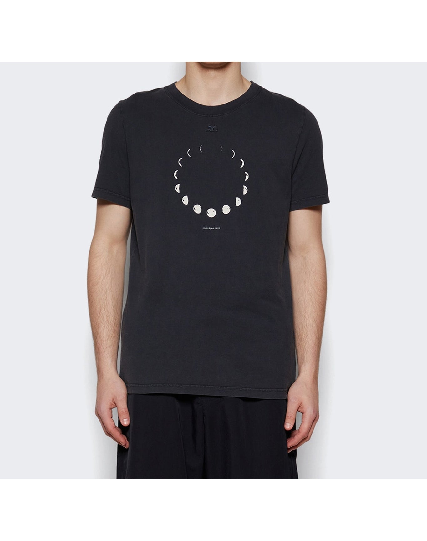 Courrèges | Men | Ac T-shirt | Stonewashed Grey