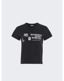 Courrèges | Men | Resistance Destroyed T-shirt | Stonewashed Grey