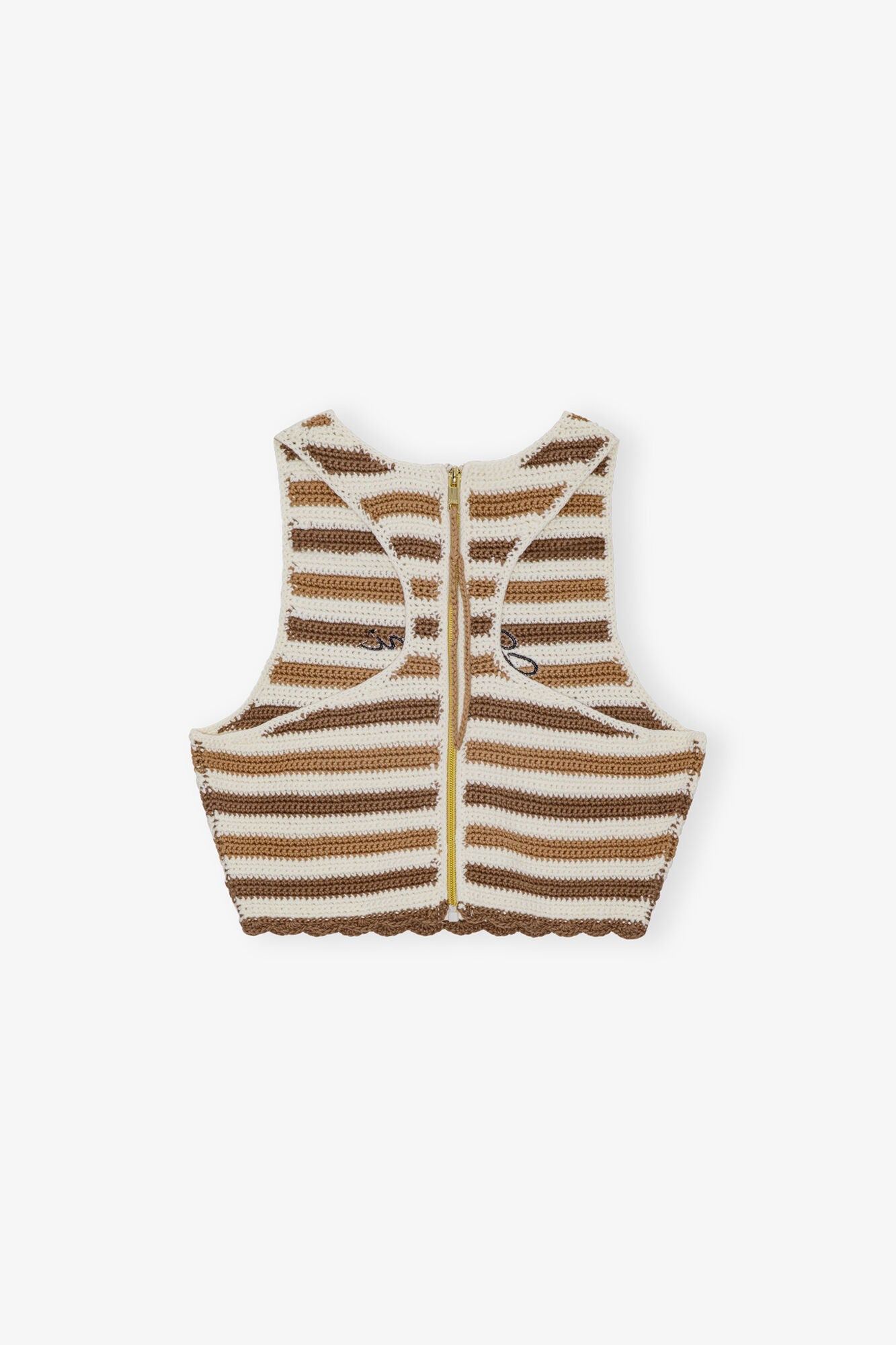 Crochet Racerback Top | Copper Brown