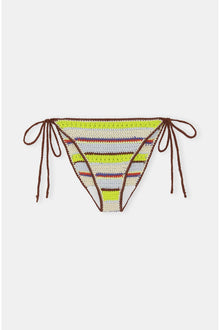 Crochet String Bikini Bottom | Multicolour