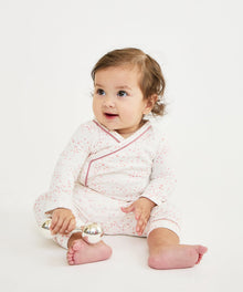 Girls | Crossbody One-piece | Pink/White