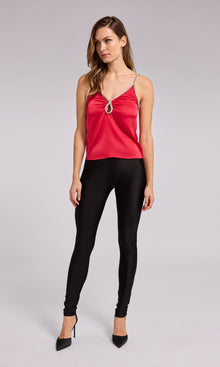 Cynthia Crystal Tank | Red