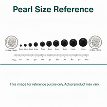 Round Stud Earrings | 14K Yellow Gold | 0.15 Carat Lab Grown Diamond/Black Tahitian Pearl | 8mm - 9mm | H-I-I2-I3