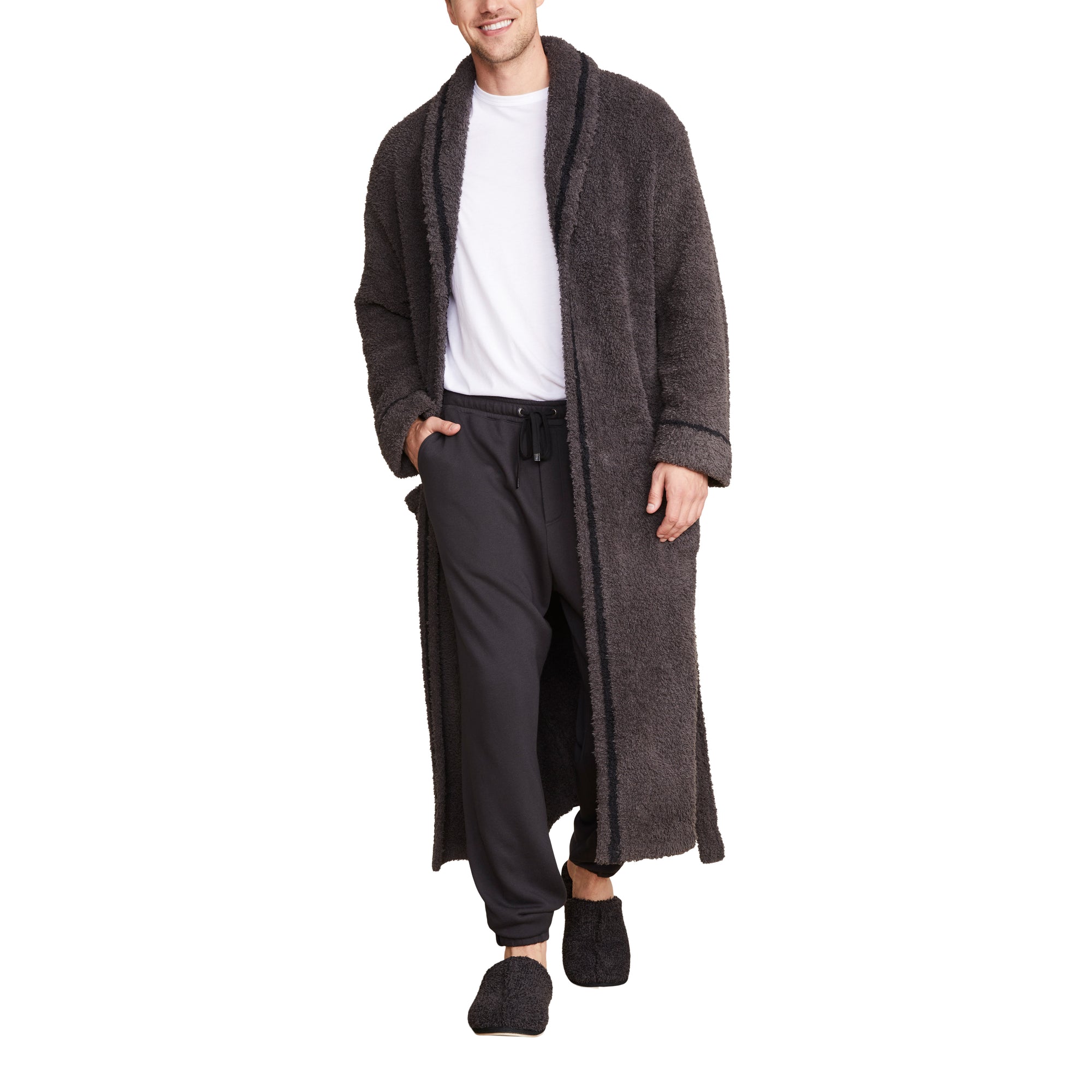 Cozychic Classic Adult Mouse Robe | Carbon/Black