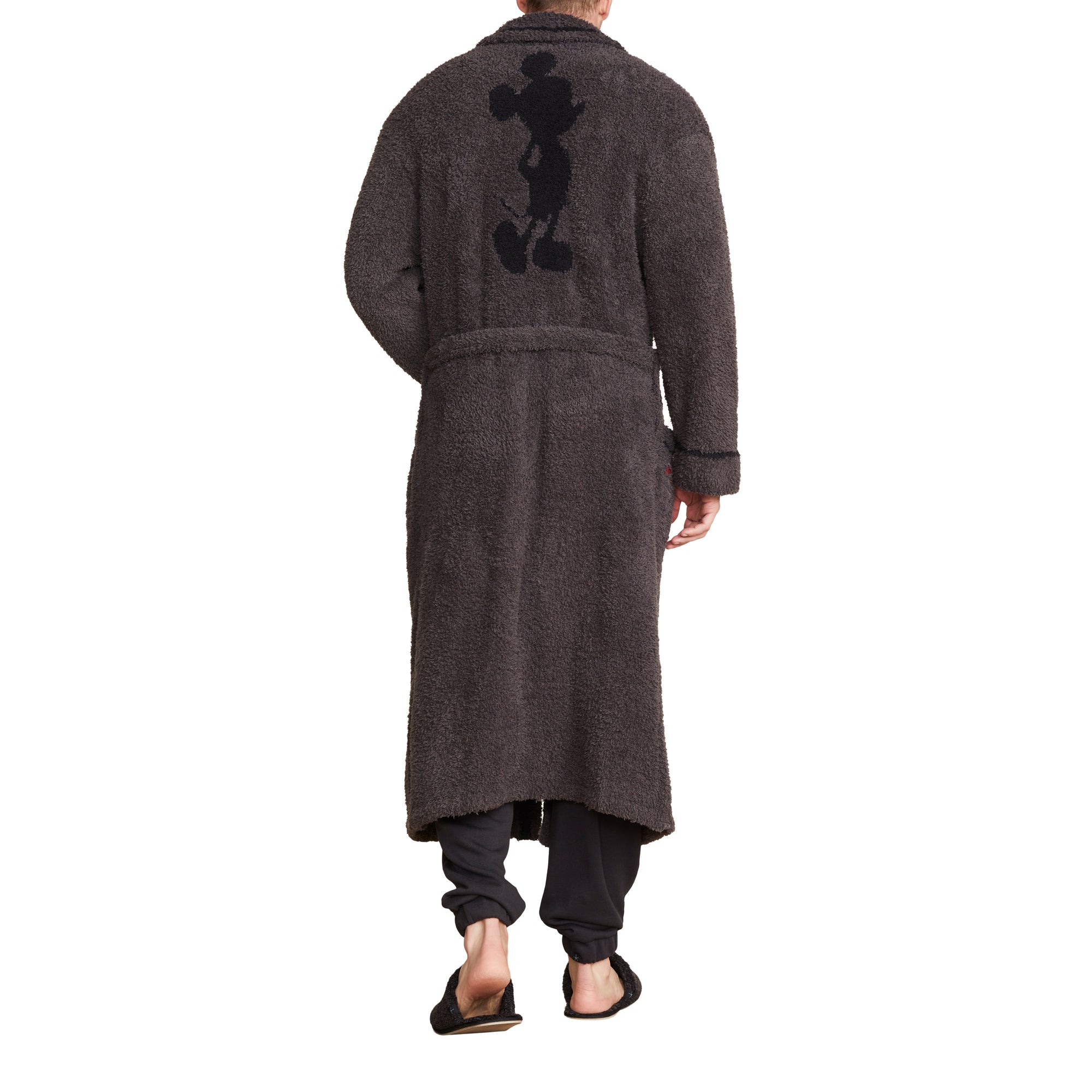 Cozychic Classic Adult Mouse Robe | Carbon/Black