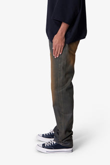 D732 Rust Wash Denim | Black/Brown